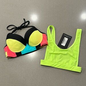 *Never Worn* Pretty Little Things Swim Top + Target Swim Top